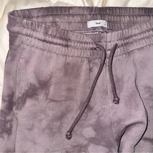 Tna Aritzia Cozy Fleece Tie Dye Joggers Sweatpants
